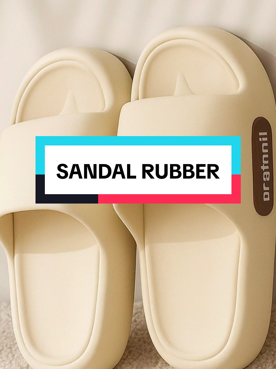 VOOVA Sandal Pria dan Wanita/ Sandal Nyaman/ Sandal Santai/ Sandal Selop Wanita Karet Sol Lembut Bahan EVA Sandal Selop Pria Sandal Karet Wanita Empuk #sandal #sandalrubber 