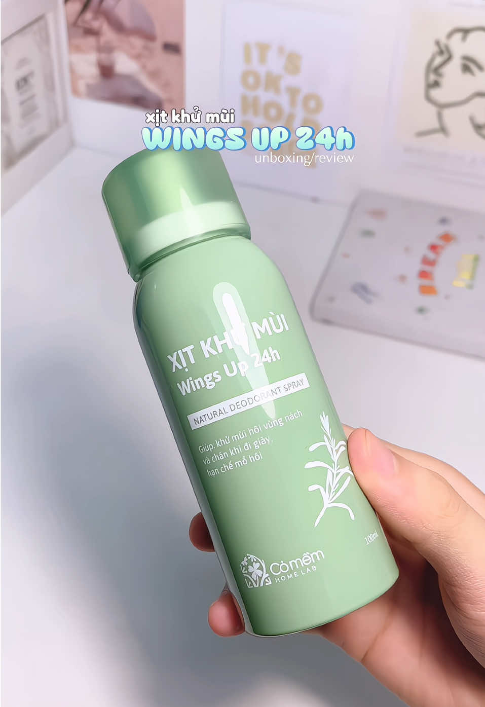 Xịt khử mùi 24h #khumuiwingsup #hoinach #tuhaohangviet #buylocal #unboxing #unbox #xuhuong 