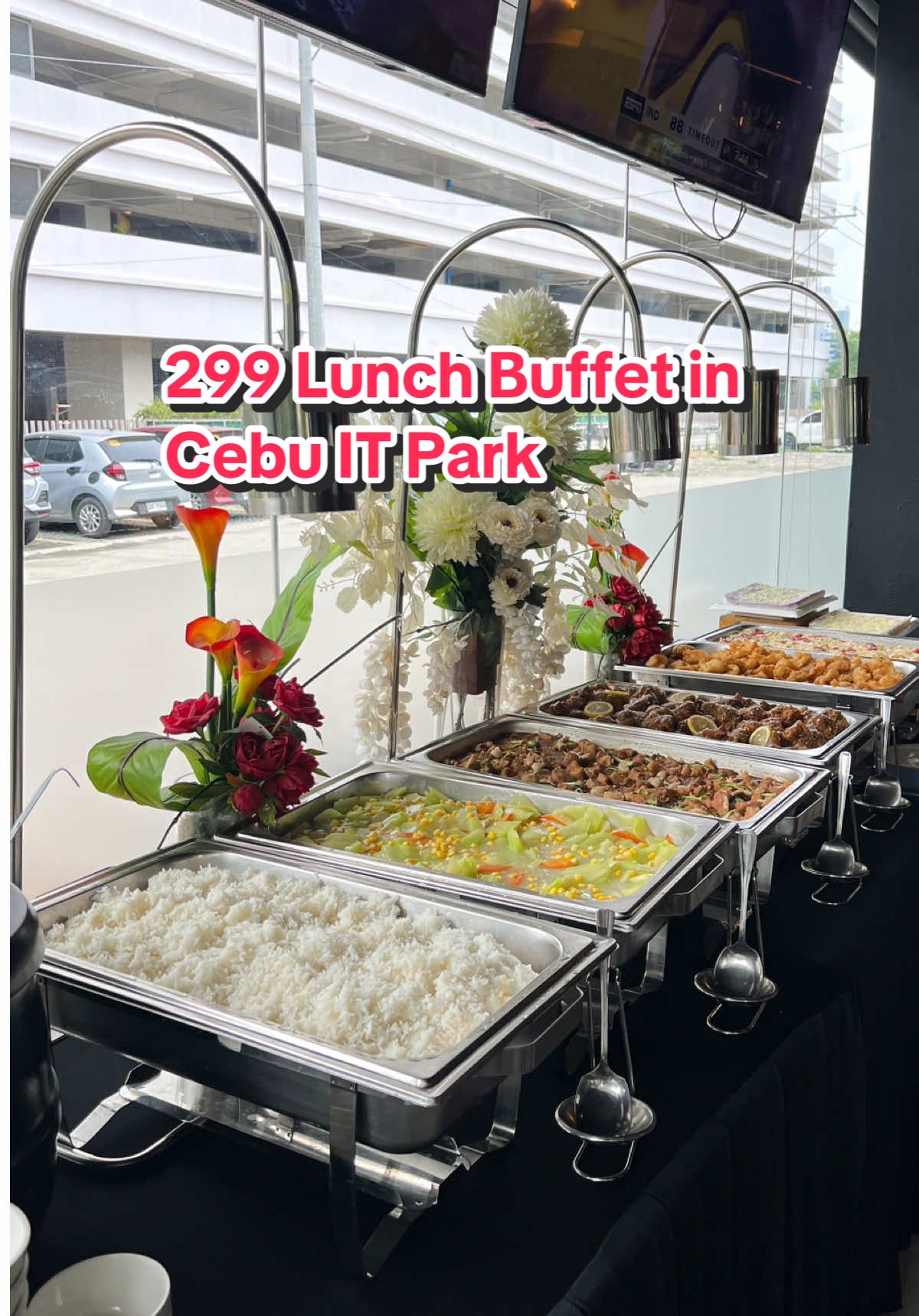 299 LUNCH BUFFET IN CEBU! 😋  Hey mga ka-Chibugan! Check out this super sulit na lunch buffet near Cebu IT Park for only Php299/head! 📌 Eat-All-You-Can Rates: ▫️Php299 (+ service charge) 🥤 Add P45 for unlimited drinks 17 Available daily from 11AM-2PM. Visit them soon! 📍 Atmosphere, The Esplanade Cebu City  #Atmosphere #AtmosphereCebu #CebuLunchBuffet #LunchBuffetinCebu #ChibuganKini #fyp #fypcebu #cebufoodie #cebufoodblogger #topcebufoodblogger #wheretoeatincebu #wheretoeatinCebuITPark #CebuITPark #cebufyp 