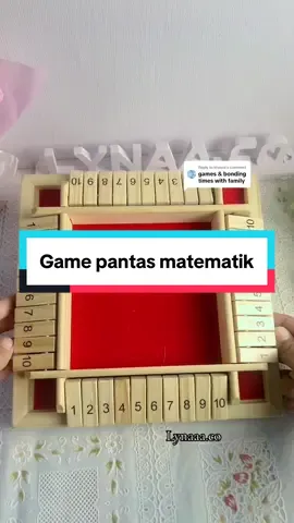 Replying to @khayra seronok sgt main game ni dgn family.. Game ni selain boleh buat anak happy boleh latih pantas math jugak #game #fungame #familygame #gamemathematic 