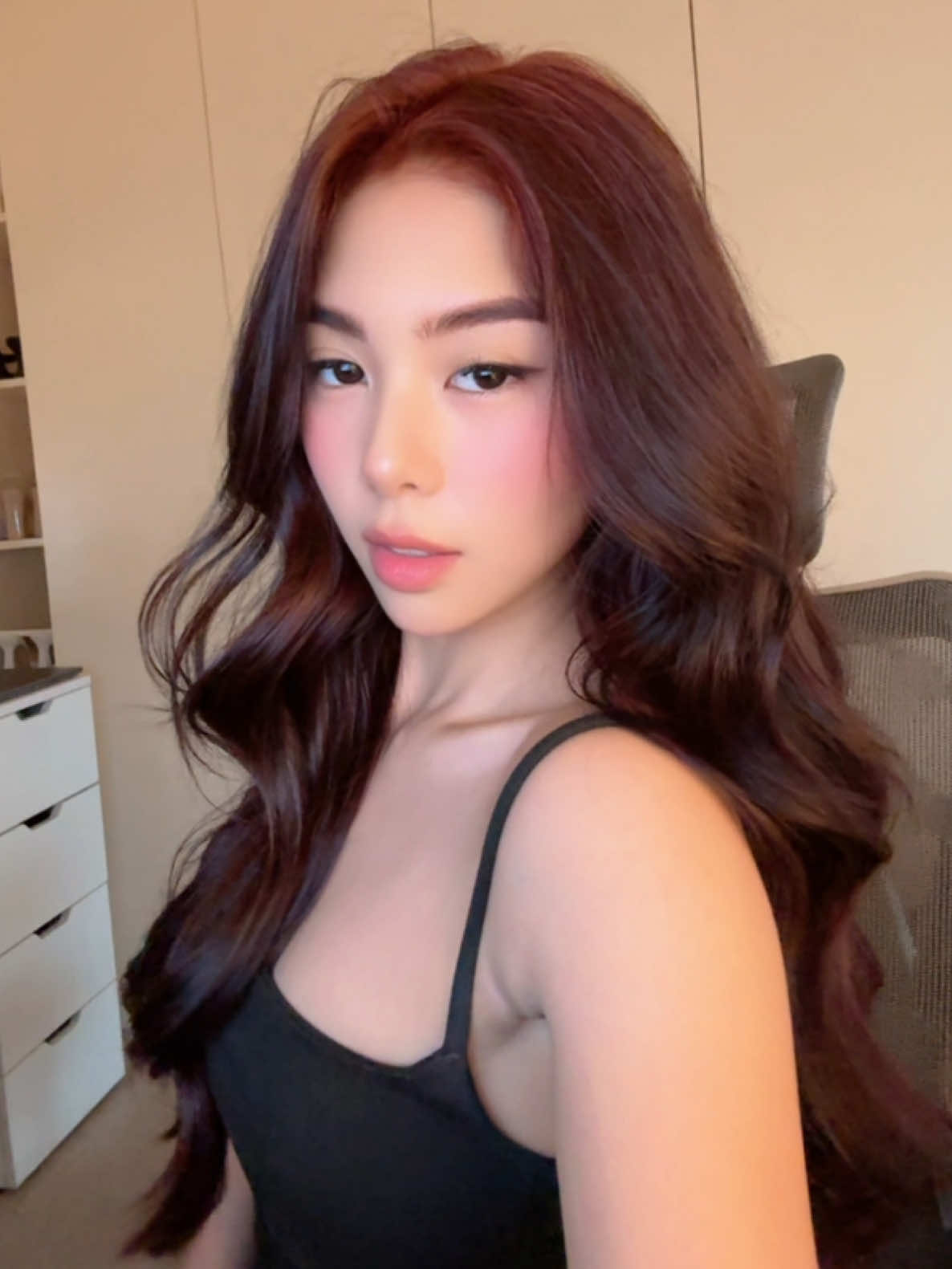 red hair dangerrr ⚠️‼️ #burgundyhair #cherryredhair #bremod 