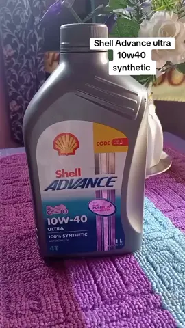 Shell Advance ultra 10w40 synthetic  #ShellAdvanceUltra #shelladvanceultra  #FullSyntheticPower #EngineProtector #RideWithConfidence #SmoothRideEveryTime #PowerUnderControl #ShellAdvancePower #MatibayNaEngine #MotorOilLegend #LakasNgShellAdvance #TakbongPanalo #AlagaAngMakina #MotorProtectionExperts #HatidAyProteksyon