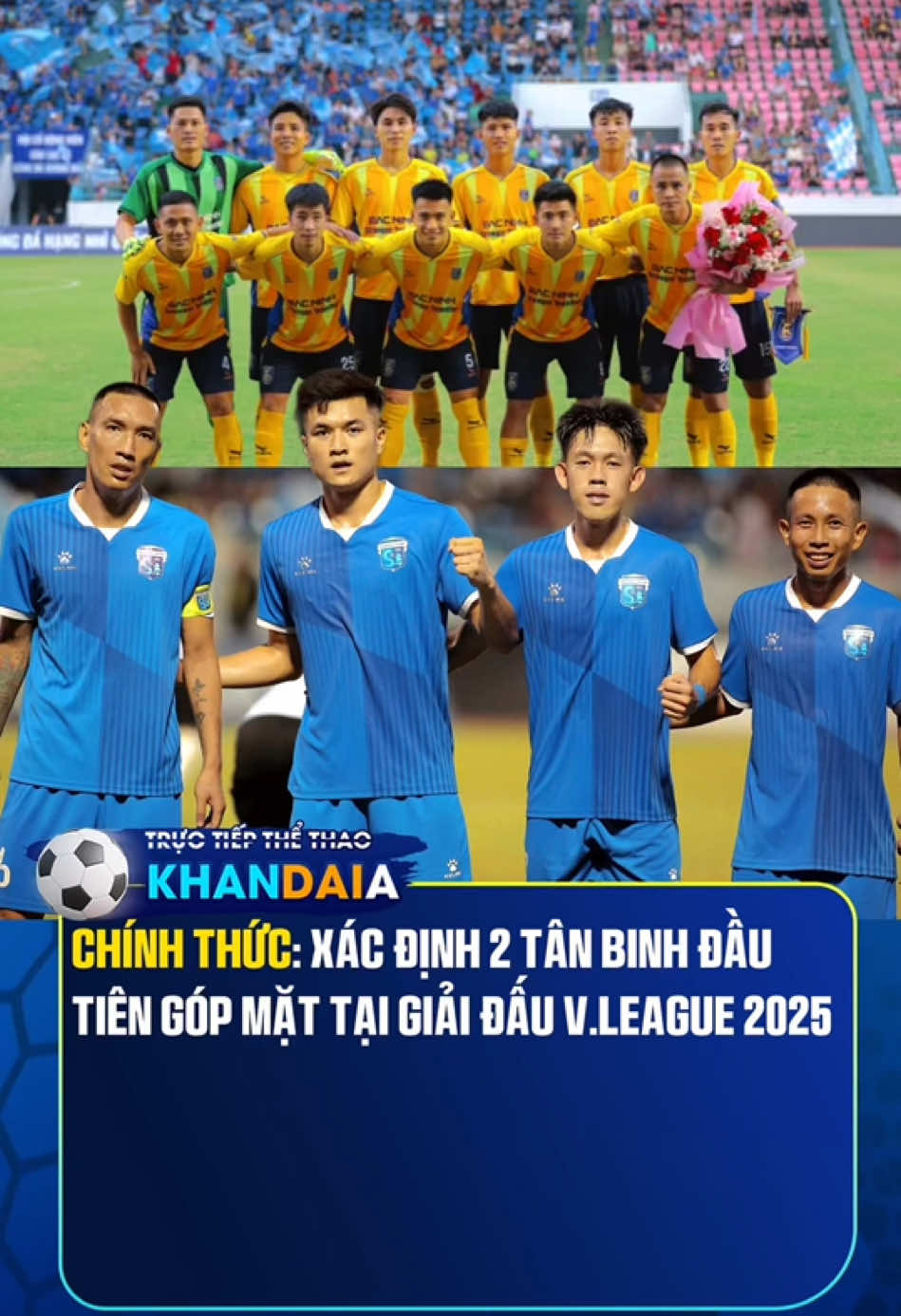 Chúc mừng Quảng Ninh và Bắc Ninh lên Vleague #quangninh #bacninh #bongda #vleague #fyp 