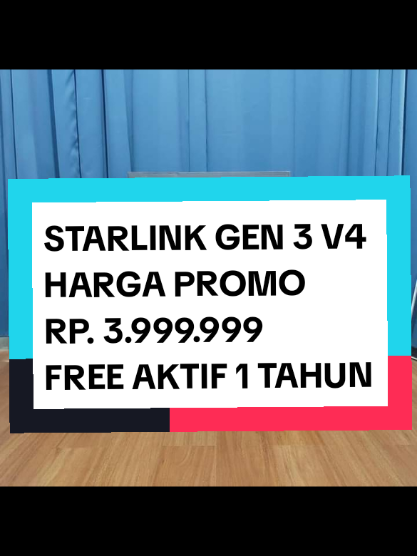 📡STARLINK GEN 3 V4 FLAT 📡 *HARGA PROMO Rp 4.350.000* Starlink standard kit generasi 3 FREE 1 TAHUN BEBAS BIAYA BULANAN  DESKRIPSI PRODUK: Barang baru, dus masih segel. - Perangkat sudah diaktifasi, dan tinggal pasang  Garansi Starlink International 12 bulan. - Produk ori Kelengkapan: Starlink dish/antenna dengan kick stand - Router Gen 3 - Kabel 15m - Kabel power 1.5m - Power Supply Spesifikasi Starlink Dish/Antenna Antena: Phased Array Elektronik Bidang Pandang: 110°Orientasi Berat: 2,9 kg, 3,2 kg (7 pon) dengan Kickstand Peringkat Lingkungan: IP67 Tipe 4 Suhu Pengoperasian: -30 °C hingga 50 °C Kecepatan Angin: Operasional: 96 kph+ (60 mph+) Kemampuan Mencairkan Salju: Hingga 40 mm/ jam (1,5 inci/jam) Konsumsi Daya Rata-rata: 75-100 W Spesifikasi Router: Teknologi Wi-Fi: 802.11 a/b/g/n/ac/ax Wi-Fi 6 Radio: Tri Band 4 x 4 MU-MIMO Port Ethernet: Dua (2) port Ethernet LAN Berpengunci dengan penutup yang dapat dilepas Jangkauan: Hingga 297 m² Suhu Pengoperasian: -30 °C hingga 50 °C Berat: 0,57 kg Keamanan: WPA2 Peringkat Lingkungan: Peringkat IP56 (Tahan Air), dikonfigurasi untuk penggunaan dalam ruangan Kompatibilitas Mesh: Kompatibel dengan node Mesh Starlink Gen 2 dan Gen 3, hingga 3 Node Mesh Starlink. *Tidak kompatibel dengan sistem mesh pihak ketiga Perangkat: Menghubungkan hingga 235 perangkat #starlink #wifi #internet #viral #fyp #fy #fypage #satellite 