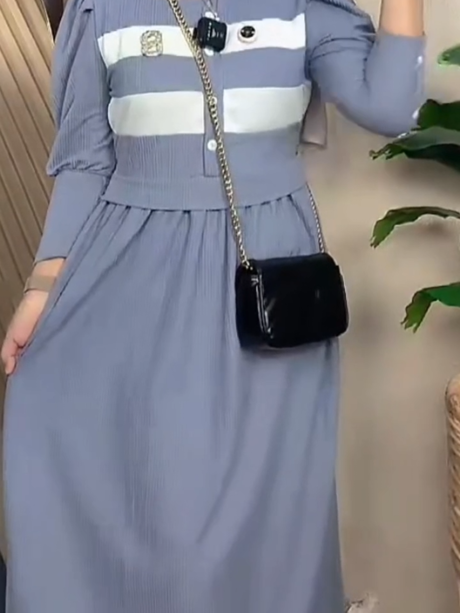 Gamis Dewasa Syifa Kancing Bahan Knit #gamis #gamiskekinian #gamismurah #bahanknit #bajuwanita #tiktoktokopedia #belilokal #wibgajian #fyp 