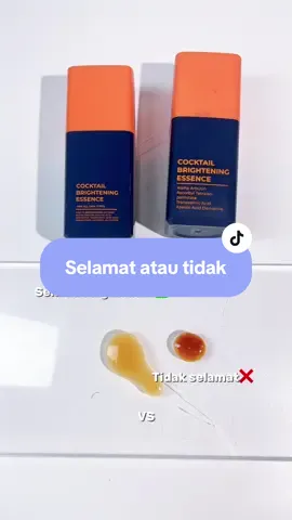 Ramai yang tanya kenapa warna dia oren ye? Sebab Coctail brightening ni ada 3 jenis vitamin C sebab itu dia cepat oxidise. Saya ada tips taknak dia cepat oxidise korang boleh letak di tempat yang tertutup atau simpan di suhu yang sesuai🫶🏻 #fyp 