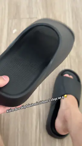 Dép bánh mì đúc cao su nguyên khối ae ạ #xuhuong #viral #fyp #phamtuphoido #dép 