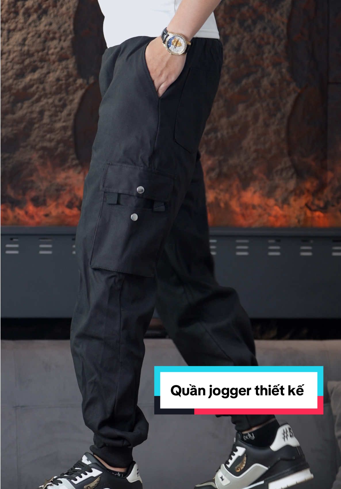 Quần jogger nam thiết kế túi hộp cá tính #t2reviewluxury #t2review #thoitrangnam #quanjogger 