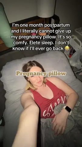 It’s just so comfy 😭😭😭 I love my pregnancy pillow #pregnancy #postpartum #pregnancytiktok #pregnancypillow 