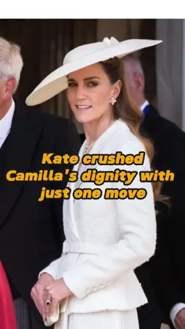 No wonder Camilla looked so cold at the Garter Day ceremony; Kate crushed her dignity with just one move!#fyp#foryou#celebrity#royalfamily#usa#katemiddleton#camilla