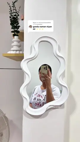 Replying to @Aaronclowee2025🤍  sobrang ganda mi #cloudmirror #mirror #homedecor 
