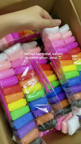 Clay/playdoh ni mmg best yee. Anak anak suka sgt #clay #clayart #playdoh #birthdaygiftidea #partypack #goodies #goodiesidea #goodiesbirthday 