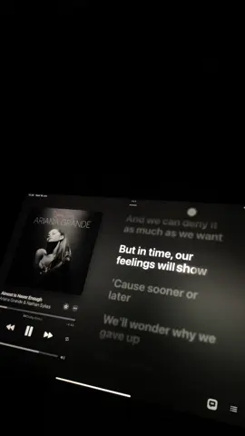 why we gave up #arianagrande #almostisneverenough 