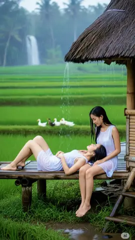 Jangan terbawa suasana  #hujan #ai #aivideo #aiart 