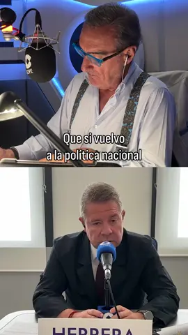 🎙“Si vuelvo a la política nacional es para liarla, para liarla gorda” 👉El pronóstico que hizo Sánchez en una entrevista de 2014 sobre lo que haría en política y que ahora recuerda García-Page, en @herreraencope: 