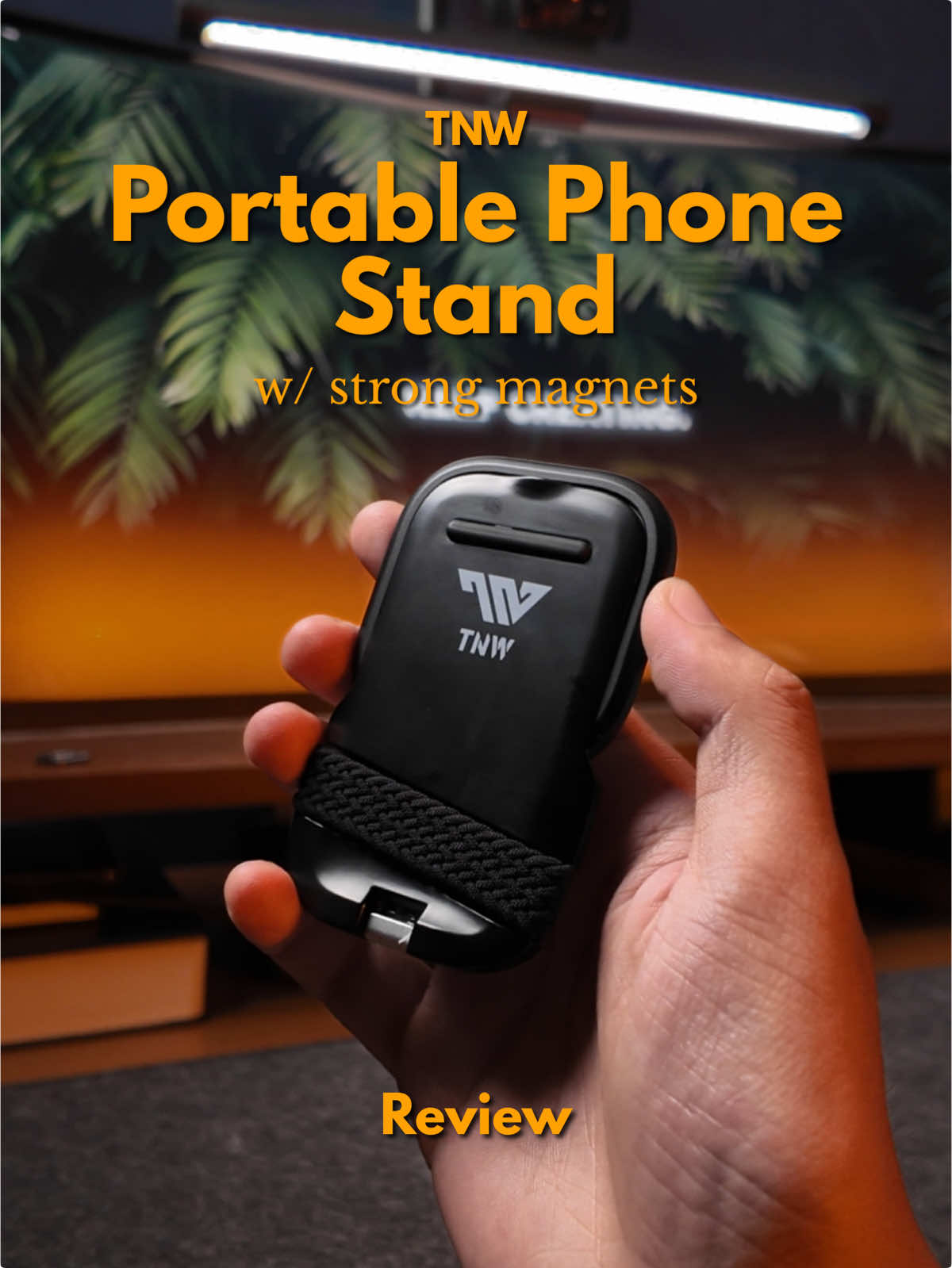 Portable magnetic phone stand from TNW #phoneaccessories #magneticstand #magsafestand #phoneholder #techfinds #techreviews #review #unboxing #samureta