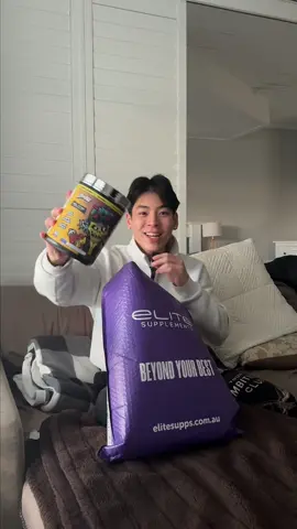 @Elite Supps DC: TOM to save $$ - this new promo is WILD 👀💜 #gym #Fitness #preworkout #supplements #asian #sydney #australia 