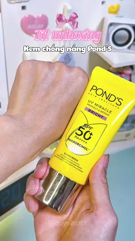 Kem chống nắng Pond's đỉnh nha mấy bà #xuhuong #viral #unboxing #review #chongnangphorong #chongnang #pond's #hoptaccungunilever #pondsvietnam #uvmiracle 