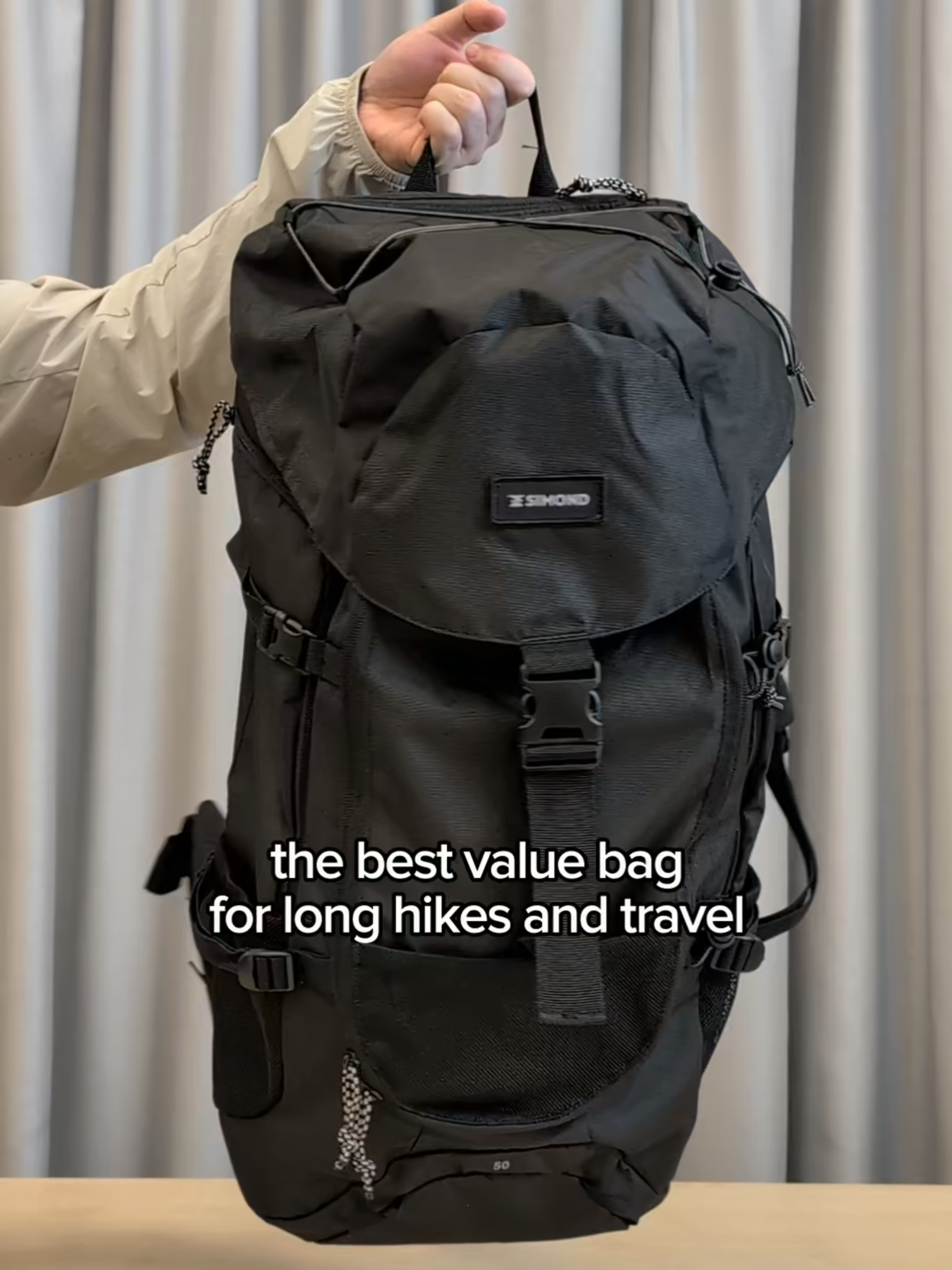 Meet the best bag for travel and long hikes. The 50L MT100 Trekking Backpack is the perfect companion for all your outdoor adventures. Now on promo @ RM129 only! Reference code: 8735043 #DecathlonMY #hikingadventures #travel bag viral #backpack #Hiking