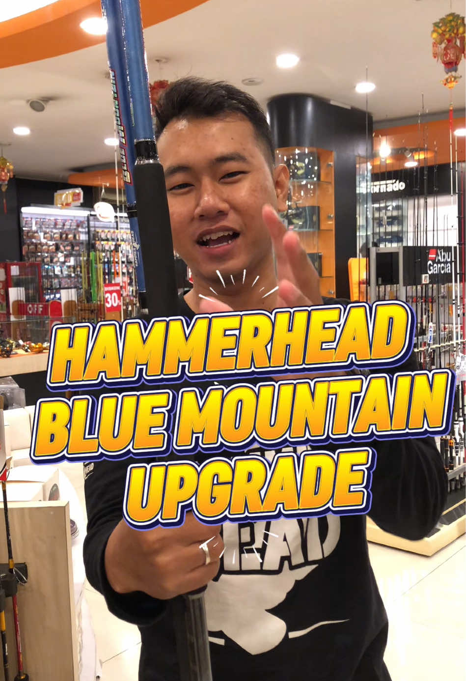 Hammerhead Blue Mountain -Super carbon hollow material, ringan kuat dan responsif -Desain sambung 2 bagian (middle Joint)  -dilengkapi technology X-Helix untuk ketahanan tinggi dan sensitivitas maksimal #bursapancingjakarta #hammerhead #sensitiflight #ringan #spinning #jigging #carbonhollow #mancingmania #bluemountain 