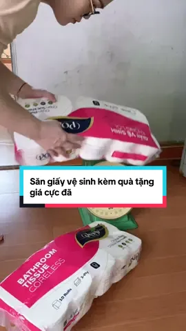 Săn giấy vệ sinh kèm quà tặng giá cực đã #tmaidaily #xuhuong #giayvesinh #giayvesinhposy #giayvesinhdanang 