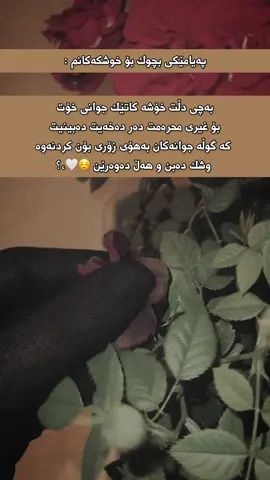 بەچی دڵت خۆشە کاتێک جوانی خۆت  بۆ غیری محرەمت دەر دەخەیت دەبینیت  کە گوڵە جوانەکان بەهۆی زۆری بۆن کردنەوە  وشک دەبن و هەڵ دەوەرێن ☺️🤍. . . . . . . #view #tik_tok #foryoupagе #foryoupagе #شعب_الصيني_ماله_حل😂😂 #foryoupageeeee #viewsproblem😭 #شعب_الصيني_ماله_حل #view #foryoupagе #tik_tok #foryoupagе #شعب_الصيني_ماله_حل😂😂 #foryoupageeeee #viewsproblem😭 #شعب_الصيني_ماله_حل 