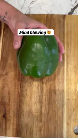 #pepper #greenpepper #veg #fruit #cutting #knife 