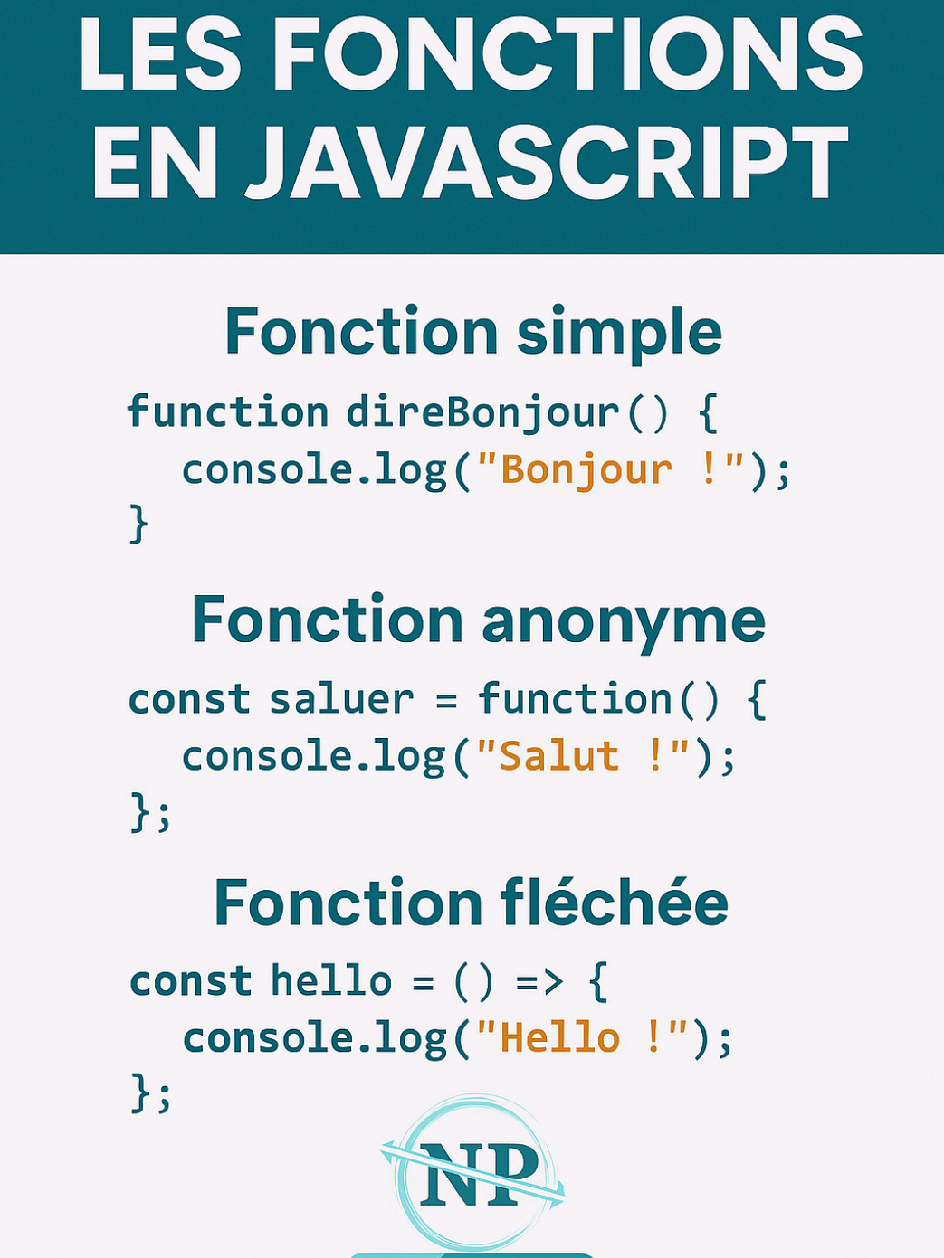 Tu veux devenir un pro en JavaScript ? Découvre la différence entre les fonctions simples, anonymes et fléchées dans cette vidéo claire et rapide ! 💻 Comprendre ça, c’est poser les bases solides du code ! Reste jusqu’à la fin pour ne rien rater et commente si tu connaissais déjà la différence ! 👇 🎯 Apprends. Commente. Partage.** #JavaScript #FonctionsJS #CodeFacile #DevWeb #NiangProgrammeur #Programmation #JSDev #codelife  #apprendrelecode  #webdev  #codingtips  #développementweb #TikTokStats #NiangProgrammeur #BilanTikTok #DéveloppeurWeb #TutoGratuit #SunuCode #AfricaTech #TikTokFrancophone #1000Abonnés #TikTokGrowth #FormationGratuite #jsavecniang 