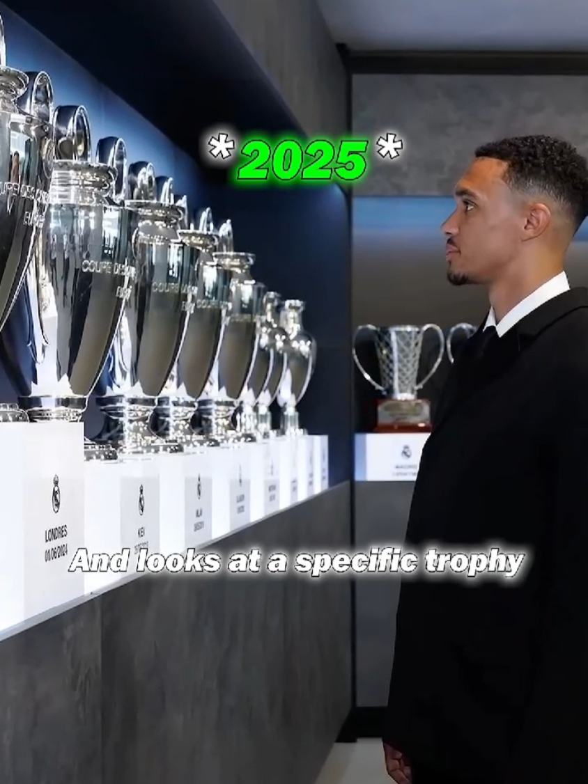 Trent Alexander-Arnold got flashbacks when he saw Real Madrid's Trophies. He is still in Pain 💔 follow if you enjoyed the tiktok's!!! #football #Soccer #tiktok #realmadrid #trentalexanderarnold 