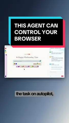 This AI agent can fully control your browser and can complete tasks! #ai #chatgpt #aiagent #aiautomation 