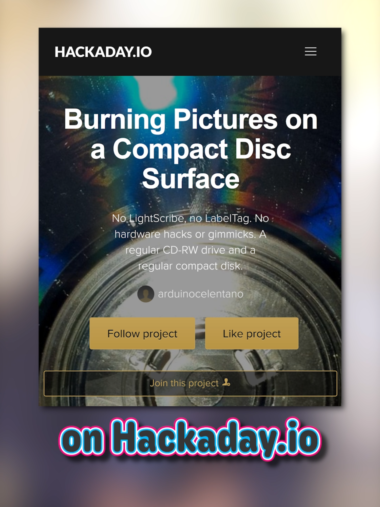 New CD Burner