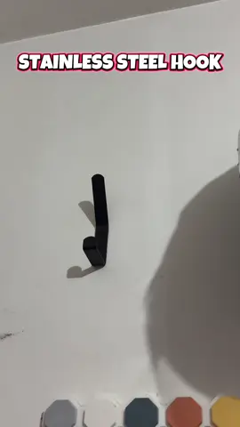 Kung madalas padin bumigay yang hook na gamit mo, dito ka na sa stainless steel hook na isang beses mo lang ikakabit. Subok na matibay.  #stainlesssteelhook #helmetholder #helmethook #helmetholderwallmount #wallmount 