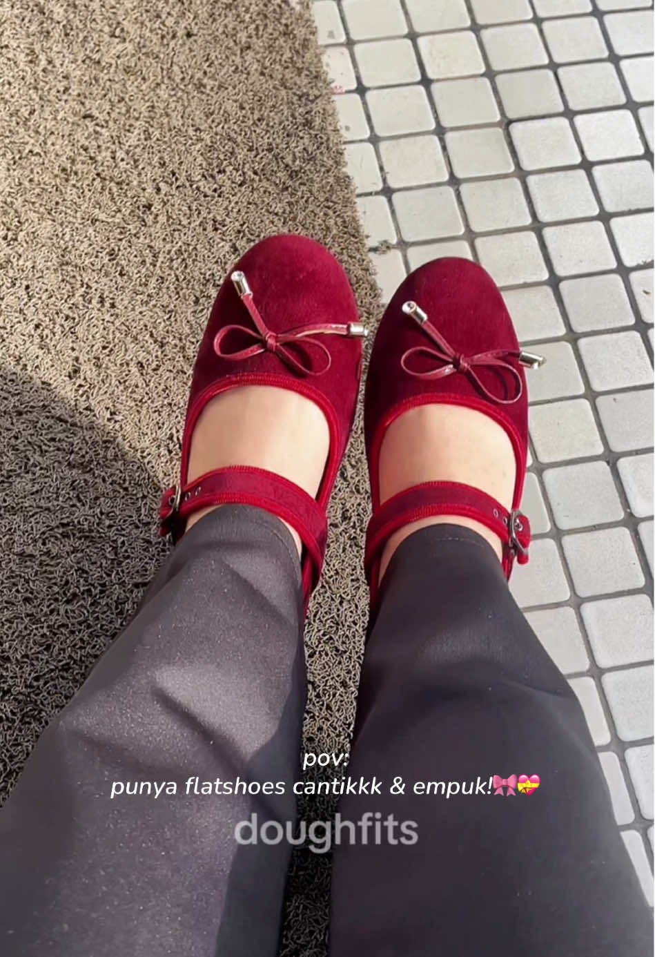 pov: punya flatshoes cantikkk & empuk bgt✨💝🎀 #flatshoes #sepatuwanita #sepatuflatshoes #flatshoeswanita #fashiontiktok #ootdfashion 