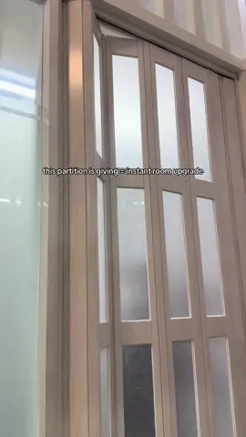 Partition but make it ✨ aesthetic ✨ #foldingdoor 