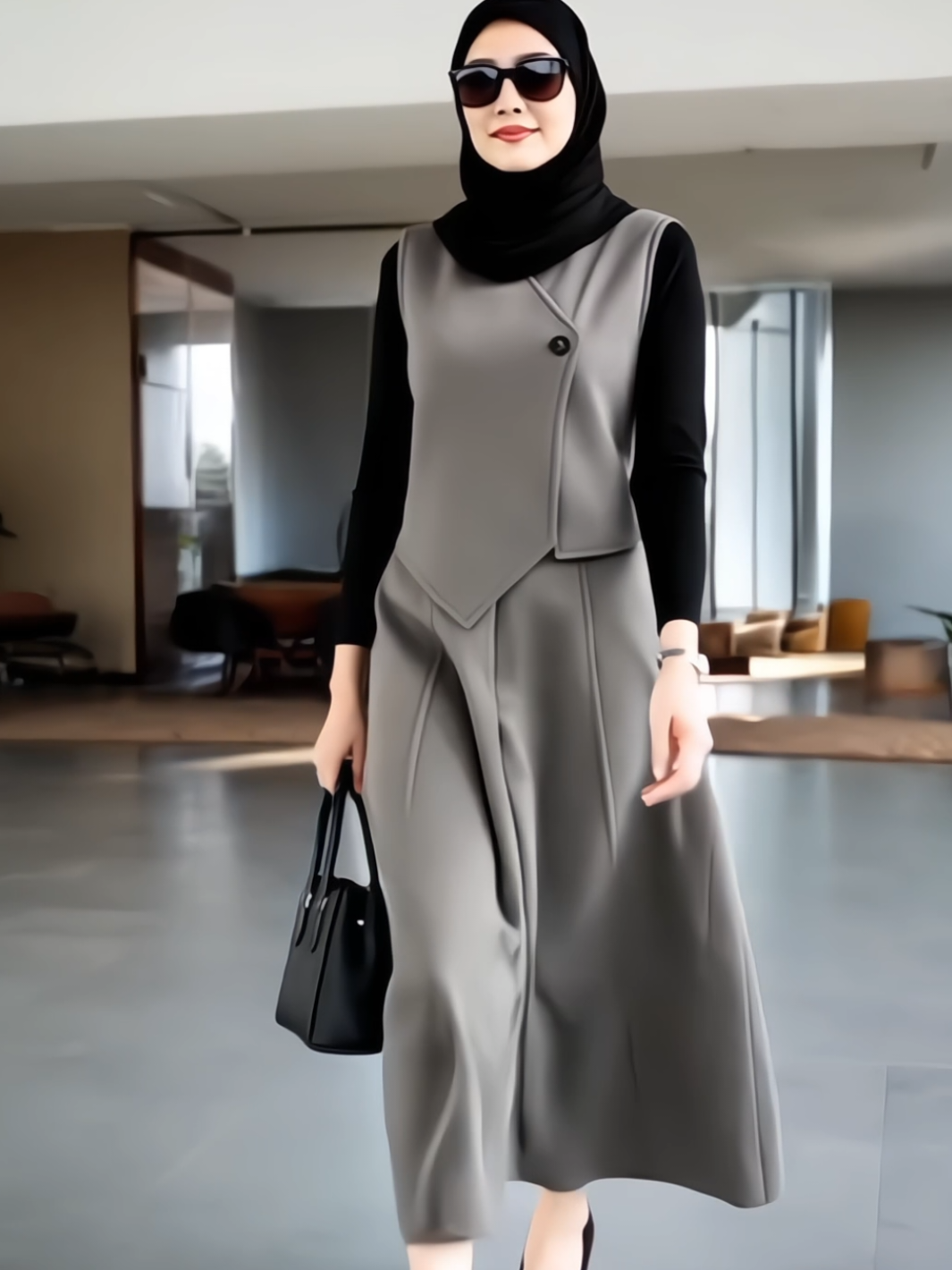 Naomi Vest Set - Set Blazer Wanita - Vest Outer Set - Setelan Rok Wanita - Vest Wanita- One Set Skirt - Maxi Skirt Set - Setelan Rok - Rok Panjang #setelan #setelanwanita #setelanmurah #setelandress #fyp #foryoupage #vestset #setelanblazer #setelanrok 