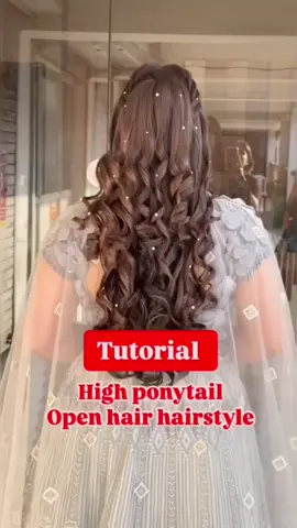 beautiful hairstyle for wedding functions 🌸🫶#fypシ゚ #viralvideo #unfrezzmyaccount #goviraltiktok #dontunderreviewmyvideo #foryou #dpz📸 #hairstyle 