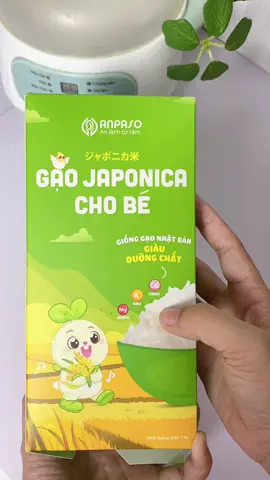 Gạo ngon thì nấu cháo hay nấu cơm nát cho ăn dặm thì cơm hay cháo đều thơm ngon dẻo hơn đó #mevabe #andam #anpaso #gaoandam #gaojaponica 