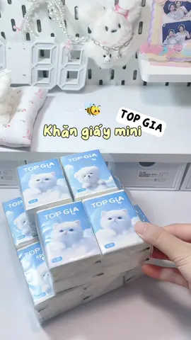 Khăn giấy mini TopGia tiện lợi bỏ túi mang theo mỗi khi cần nha🥰 #khangiayrut #khangiaytopgia #khangiaytienloi #khangiaymini #topgia #muataitiktokshop #viral #fyp #trending #xh 