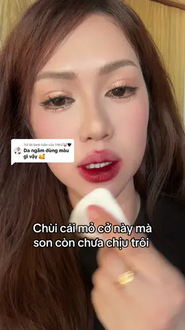 Trả lời @11th3🐷🖤 các màu dành cho da ngăm nè ty ơi #songytran #songycosmetic #sontintnuoc #thuýđậm #fyp #tiktok 