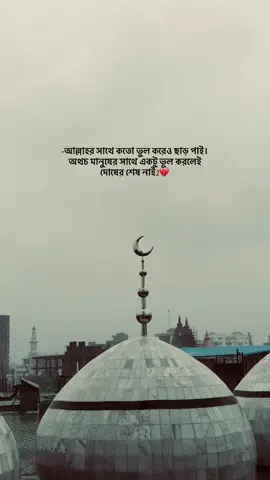 আল্লাহর সাথে কতো ভুল করেও ছাড় পাই। অথচ মানুষের সাথে একটু ভুল করলেই দোষের শেষ নাই.!💔                                     #foryoypageofficial #foryoupageofficialforyoupageofficiall #vairal_video_tiktok_trending #foryoupage #fyppppppppppppppppppppppp #fypシ゚viral #vairalvideo #unfreeze #biditiktokofical #unfrezzmyaccount #fyp #foryoupageofficialforyo #foryou 