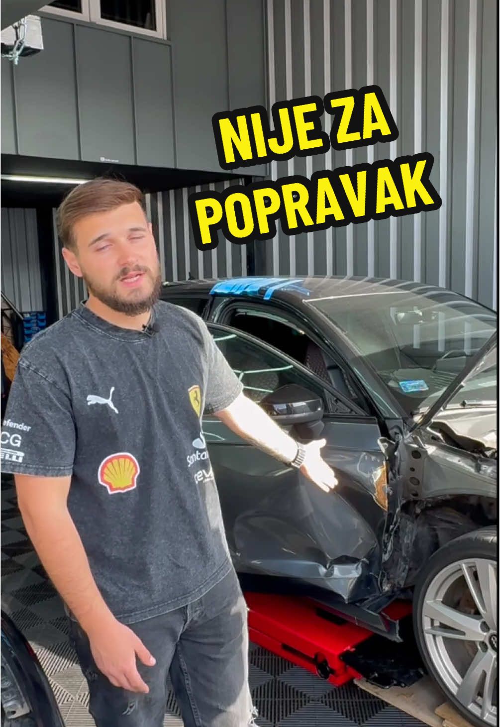 Ovaj Audi je U-N-I-Š-T-E-N🙃 #fy #fyp #foryou #foryoupage #viral #viralno #balkan #balkanviral #matejlenart #audi #rs3 #audirs3 