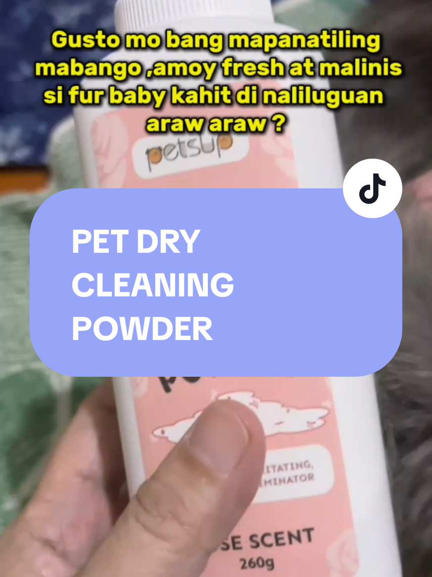 Gusto mo rin bang mapanatiling mabango ,malinis at mag amoy fresh lagi si furbay kahit walang ligo araw araw ?#petpowder #petsupplies #petessentials #petsup #doglover #catlover #petlover #furparents #cutedogs #lola'schoice