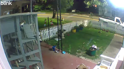 Caught this on our camera while we were on vacation. Watch to the left of the fence. Have more videos from different times but curious what yall think this is. I have my own idea.  #shadow #spooky #ghost #haunted