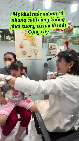 Mắc xương cá nhưng cuối cùng không phải xương cá mà là một cộng cây #bshongthambentre #bshongthamthammy #taimuihong #hocxuongca #layraitai 