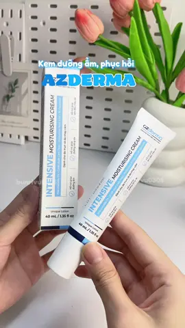 Kem dưỡng ẩm phục hồi da Azderma Intensive moisturising cream. #azderma #skincare #reviewlamdep #kemduongdaintensivemoisturisingcream #kemduongamazderma #intensivemoisturisingcream 