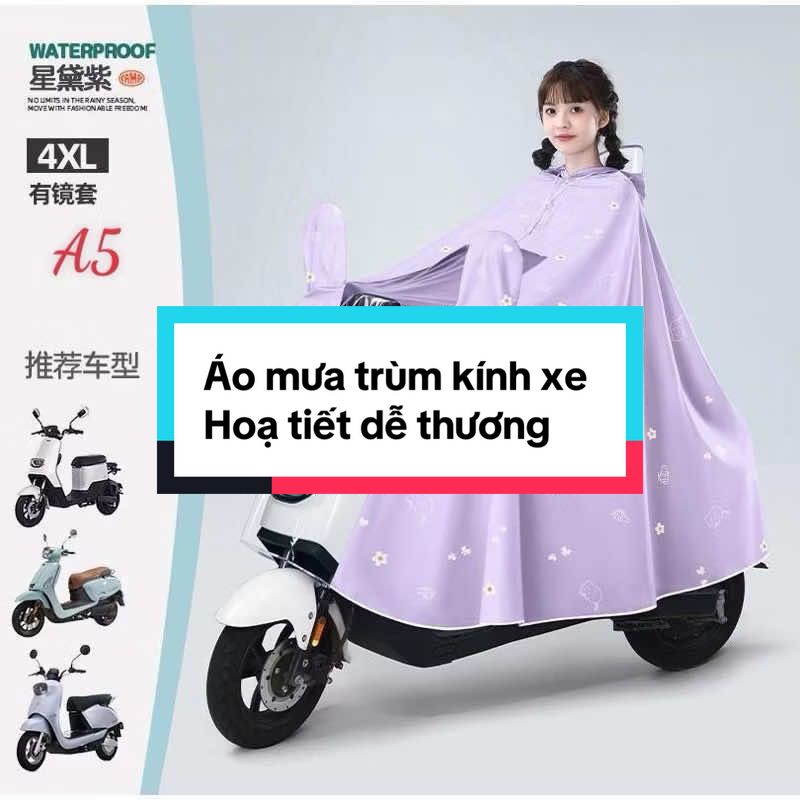 Áo mưa trùm xe máy người lớn không che kính không che đèn giúp quan sát dễ dàng so với các mẫu áo mưa cũ #aomuadixemay #aomuatrumkinhxe1nguoi #aomuatrumkinhxe #aomuacanhdoi #aomua1nguoi #aomuadethuong