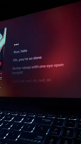 I see red—Everybody loves an outlaw please follow my account  #iseered #everybodylovesanoutlaw #fypageシ #fyp #applemusic #audio #music #lyrics 