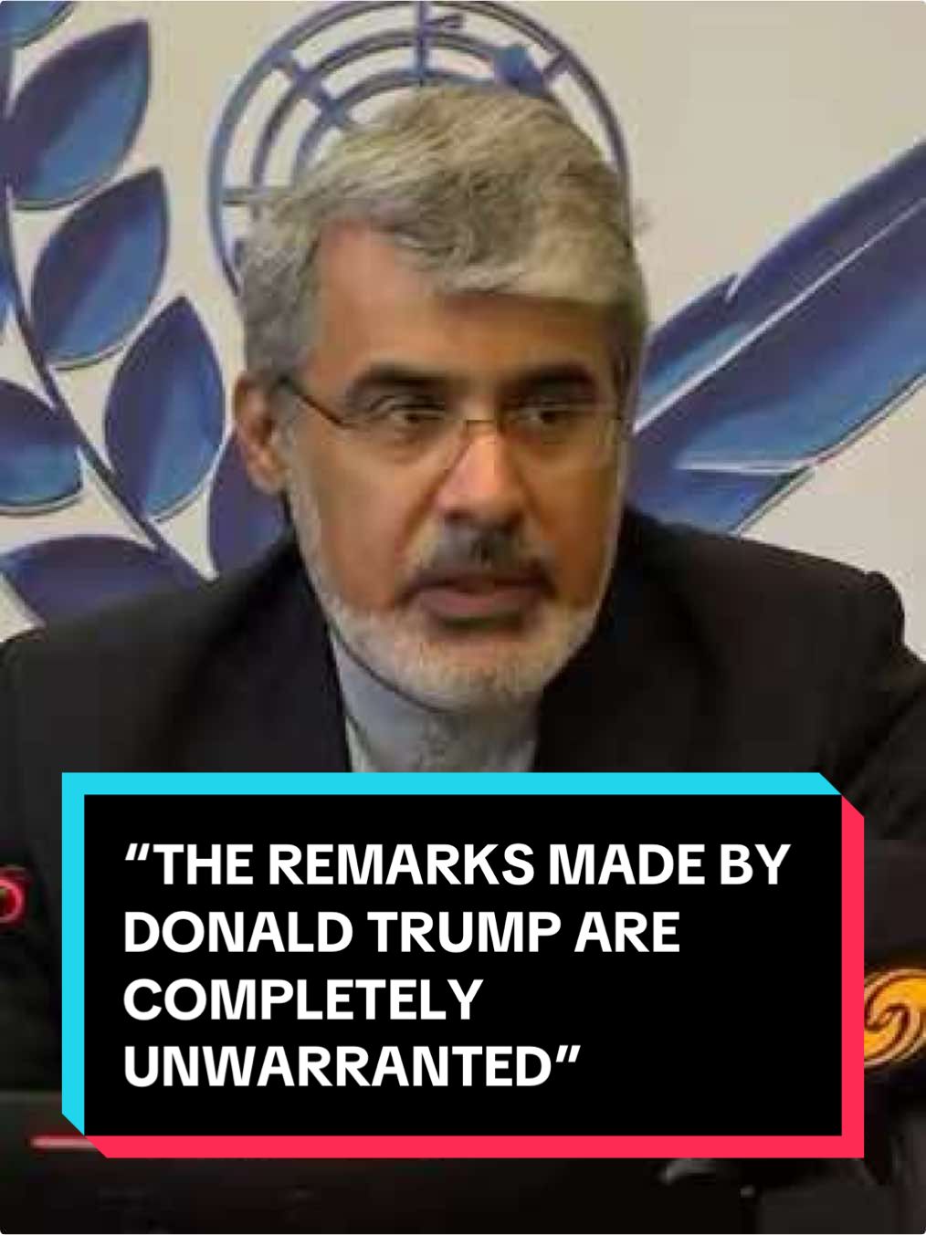 Ali Bahreini, #Iran's ambassador in Geneva, said President #DonaldTrump’s comments calling for Iran to surrender after #Israel began military action against the Islamic republic are “hostile” and “unwarranted.
