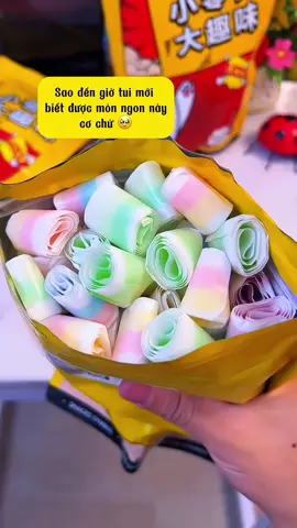 Kẹo dẻo cuộn hương vị trái cây #kẹo #keodeo #keodeotraicay #keocuontraicay 