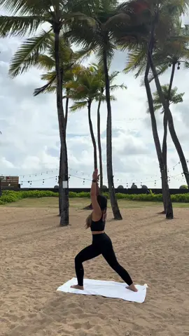 Yoga on the beach! Puerto Rico you are a dream… #yogaonthebeach#puertoricoyoga#